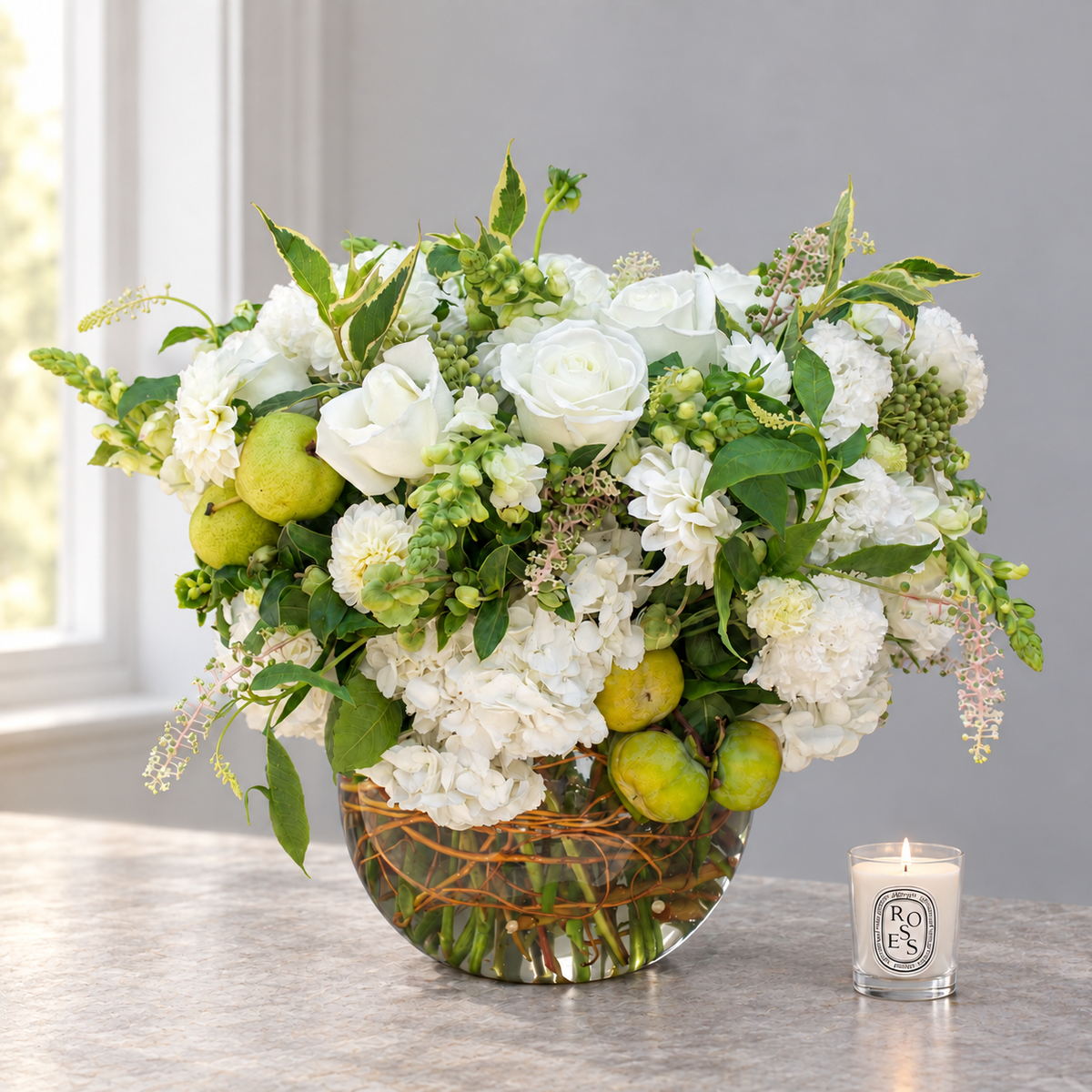 Pears & Chantilly