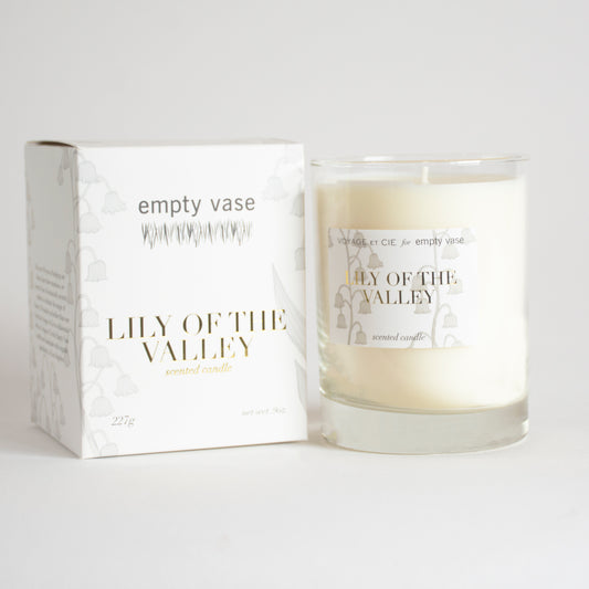 Empty Vase - Classic Candle - Lily of the Valley