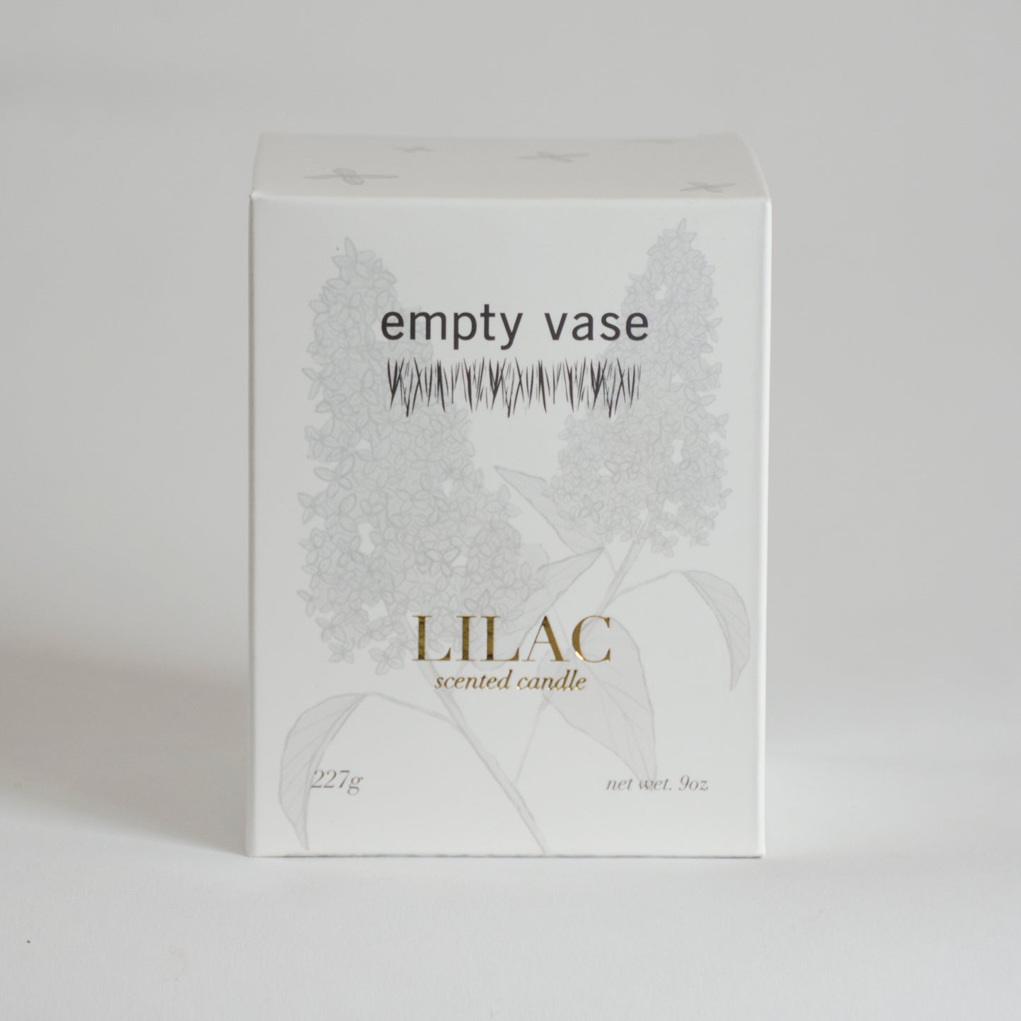 Empty Vase - Classic Candle - Lilac