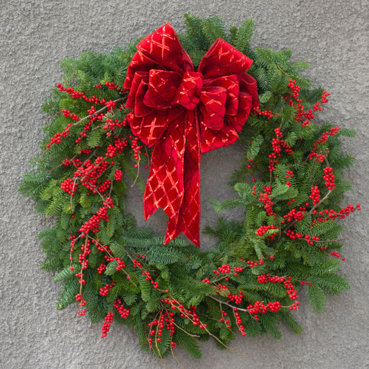 Holly Spark Wreath