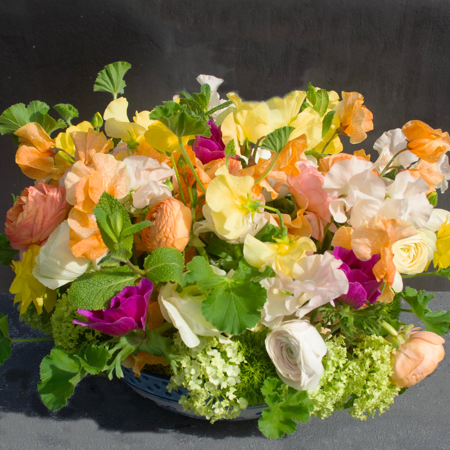 Porcelain Petal Symphony