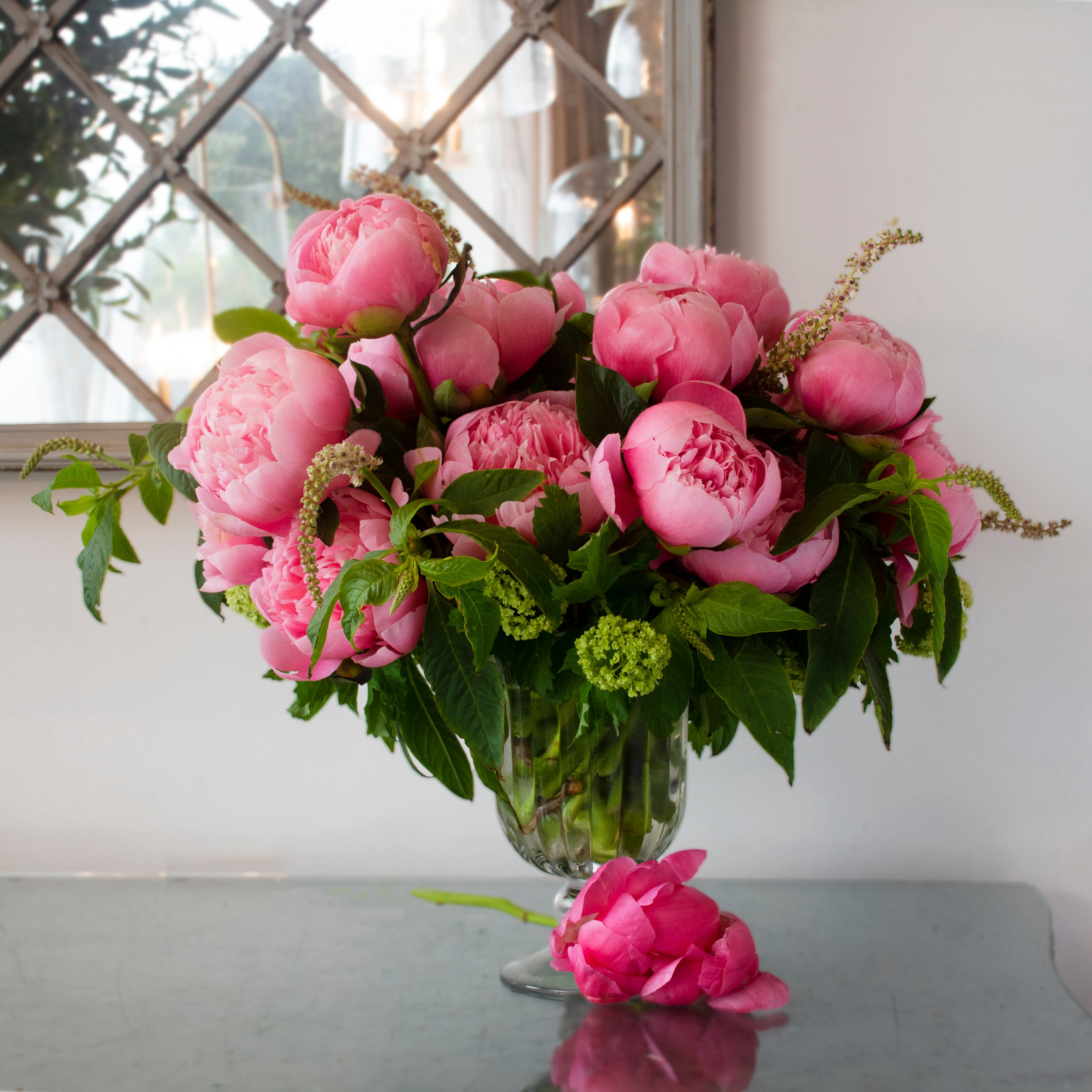 Romantic Blush Blossoms – Empty Vase