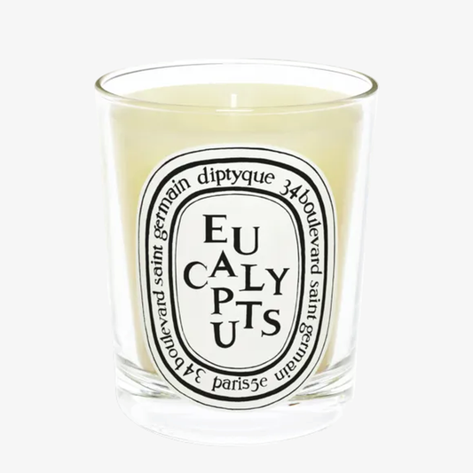 Diptyque Classic Candle 6.5oz Eucalyptus - flat sticker glass