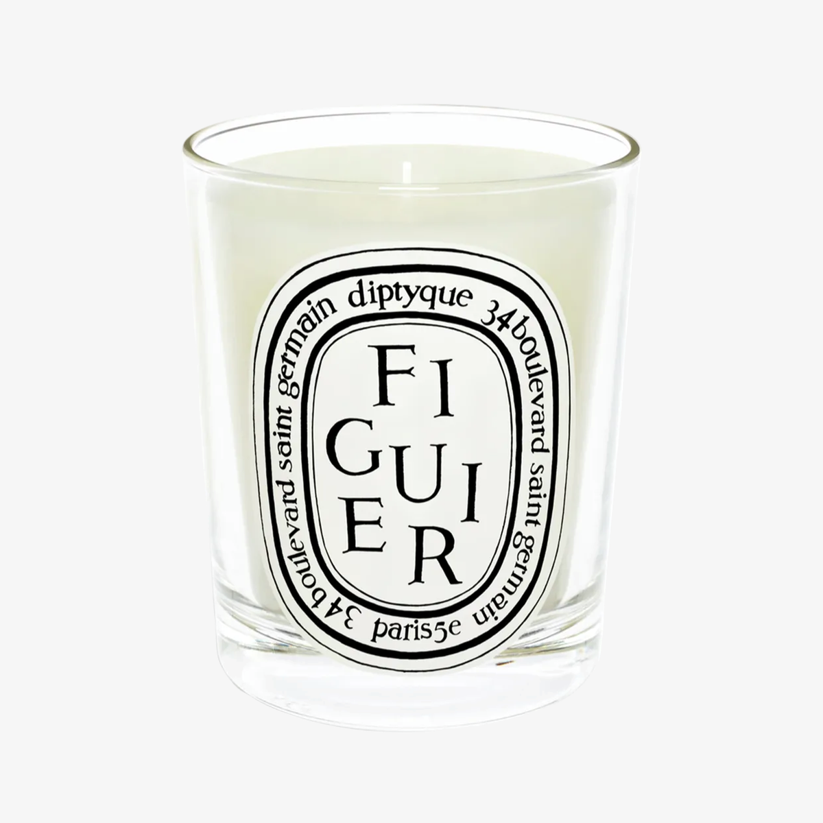 Diptyque Classic Candle 6.5oz Figuier - flat sticker glass