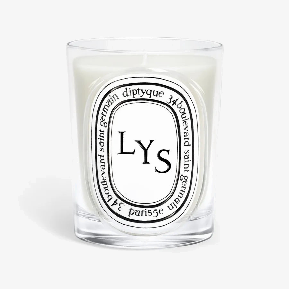 Diptyque Classic Candle 6.7oz Lys - beveled glass
