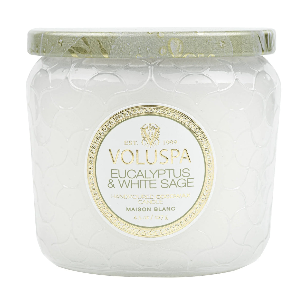 Voluspa - Petite Jar Candle - Eucalyptus & White Sage