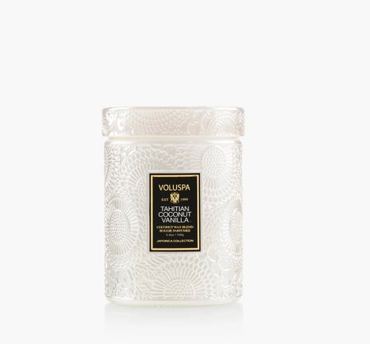 Voluspa - 5.5 oz Small Jar Candle - Tahitian Coconut Vanilla