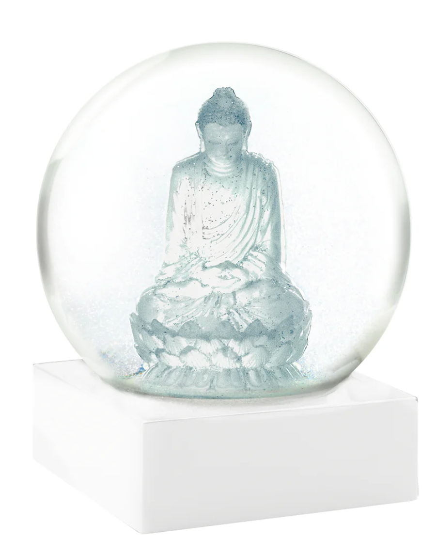 Cool Snow Globe - Crystal Buddha