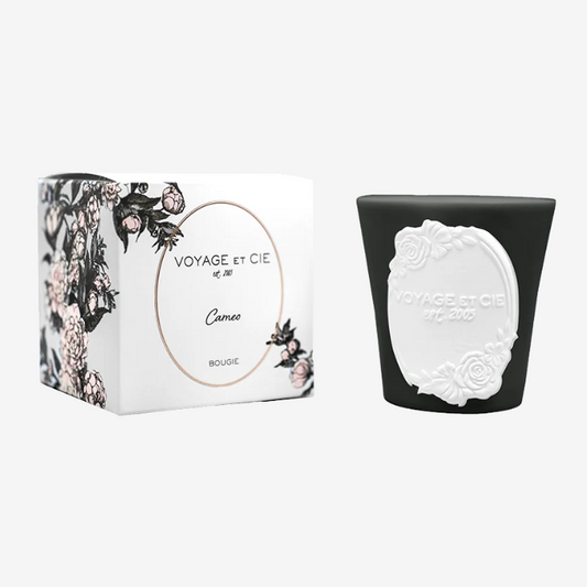 Voyage et Cie - Black Cameo Candle - Barcelona Orange Blossom