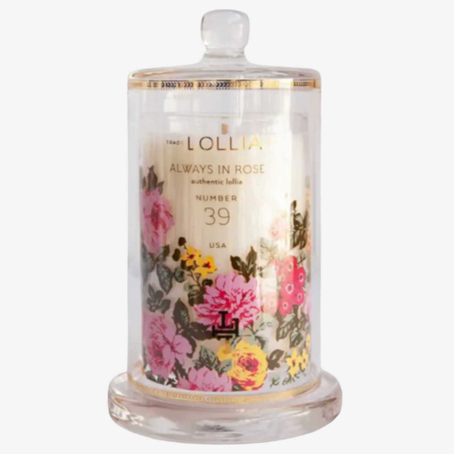 Lollia - Cloche Candle - Always in Rose