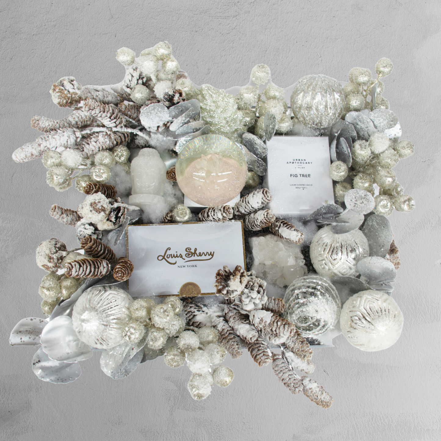Gift Set - Silver Snow Holiday Box