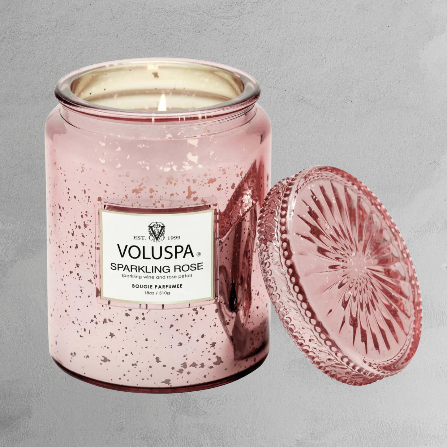 Voluspa - 18oz Large Jar Candle - Sparkling Rose