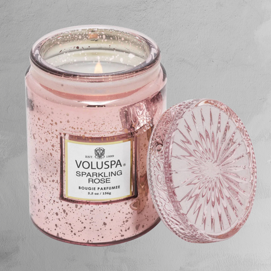 Voluspa - 5.5oz Small Jar Candle - Sparkling Rose