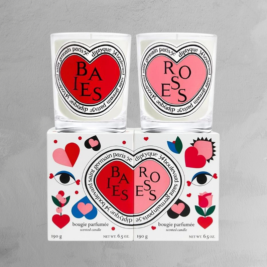 Diptyque -Baies (Berries) and Roses Duo Classic Candles (Valentine’s Day Edition)
