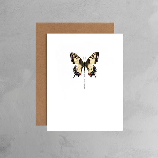 Souvenir Stationery - Happy Birthday Butterfly Greeting Card