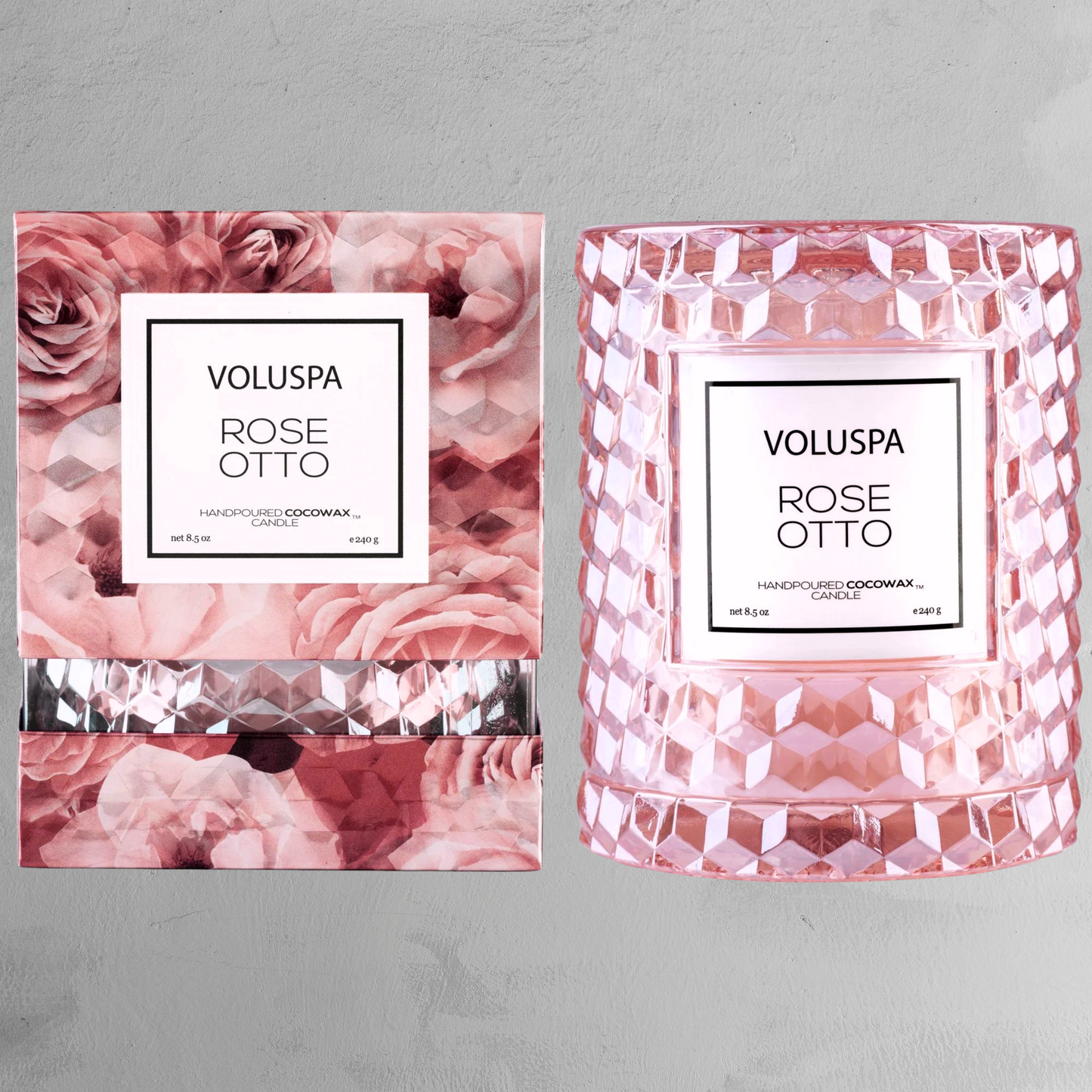 Voluspa - 8.5oz Cloche Candle - Rose Otto