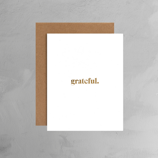 Souvenir Stationery - Grateful Greeting Card