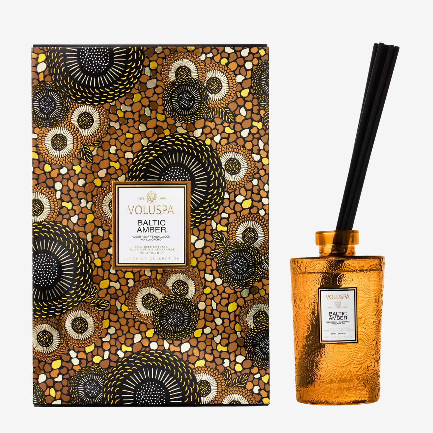 Voluspa - Luxe Reed Diffuser - Baltic Amber