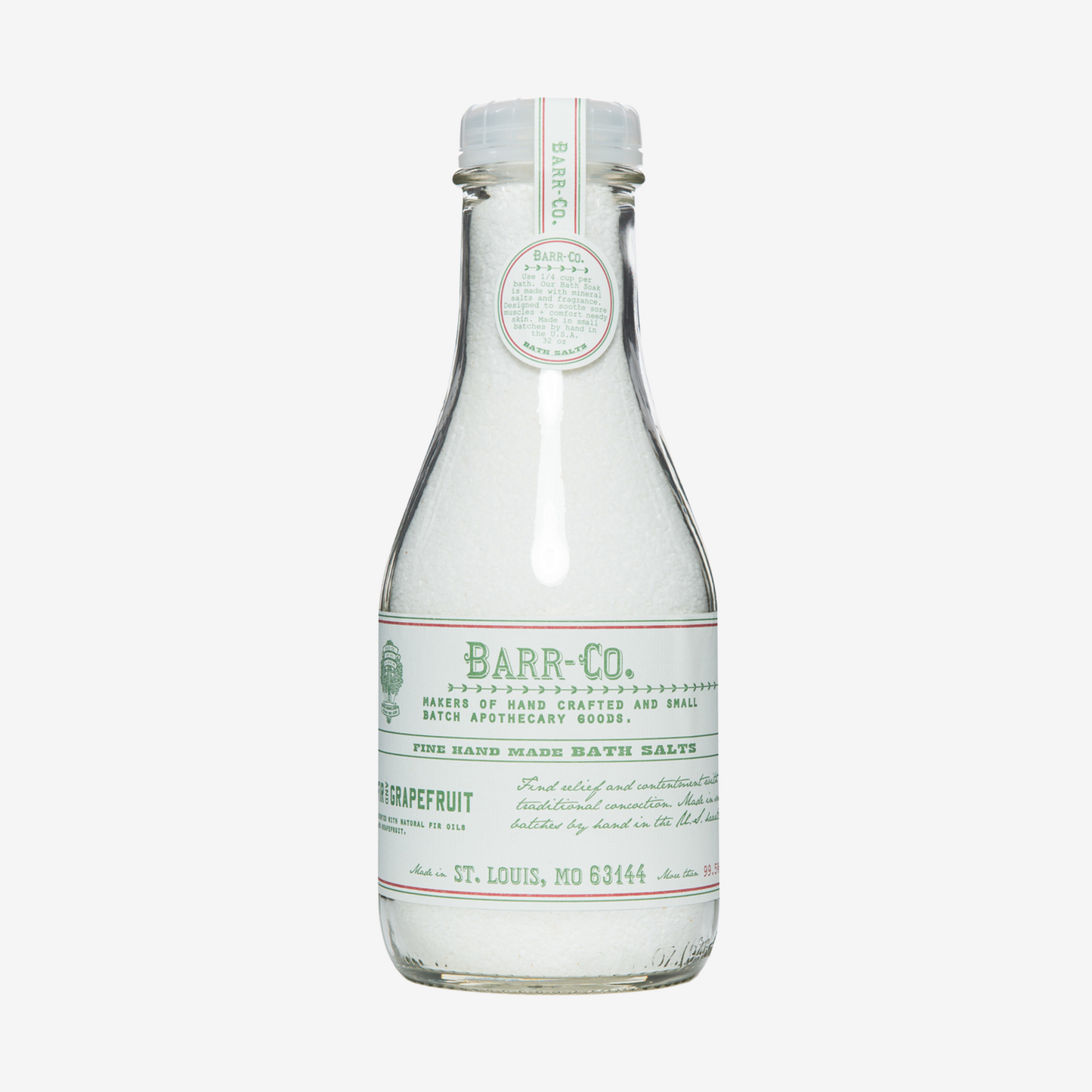 Barr-Co - Bath Soak Salts- Fir & Grapefruit