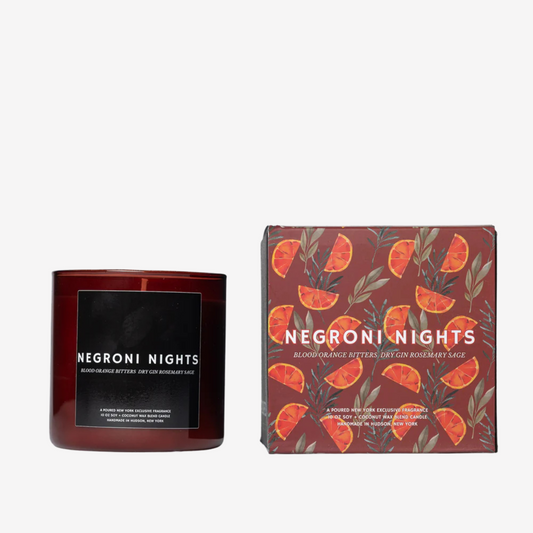 Poured - 10oz Soy Candle - Negroni Nights