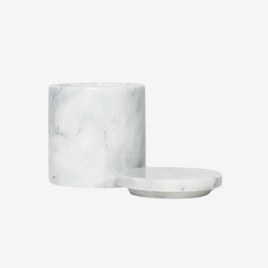 Poured  - White Marble Candle - Negroni Nights