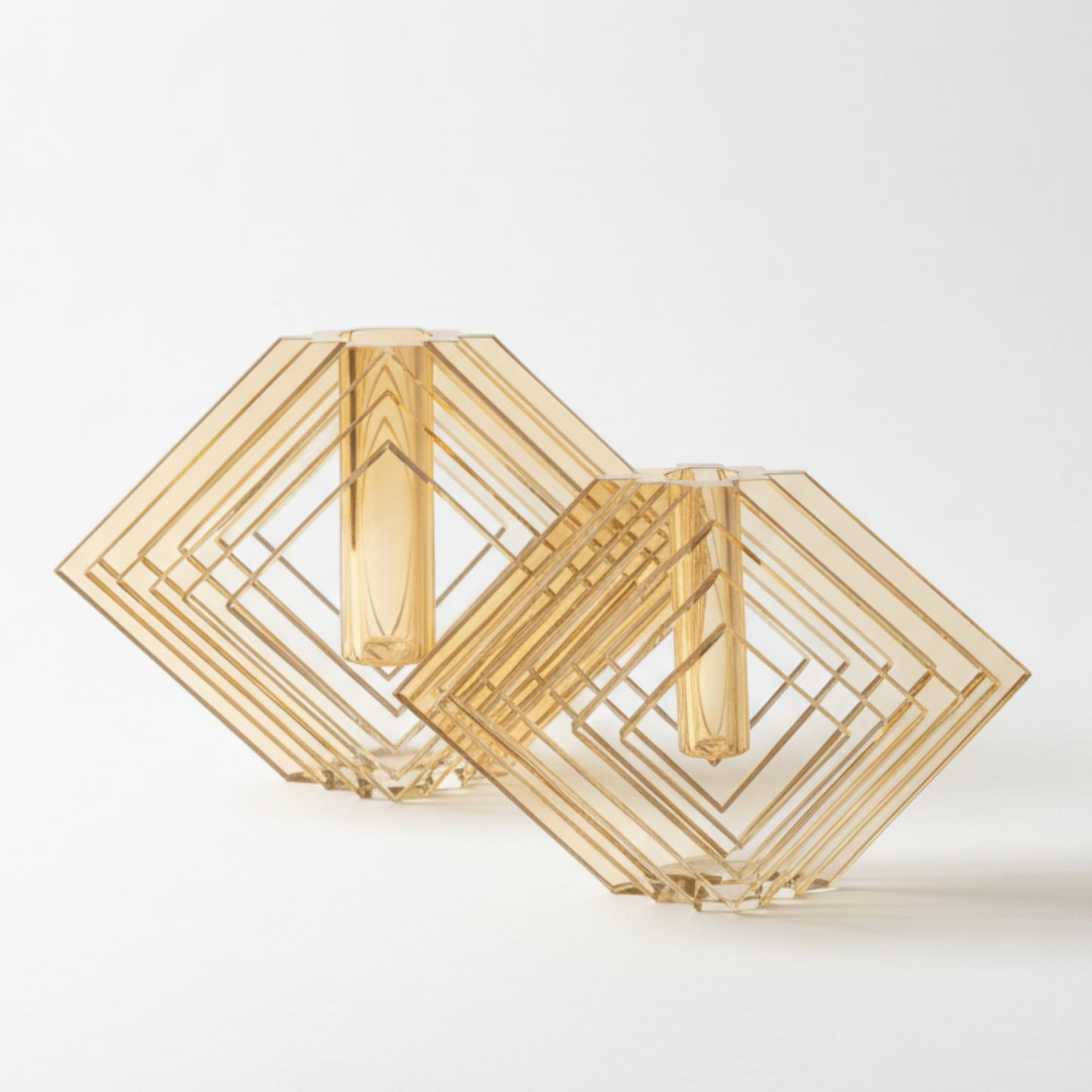 Geometric Glass Vase