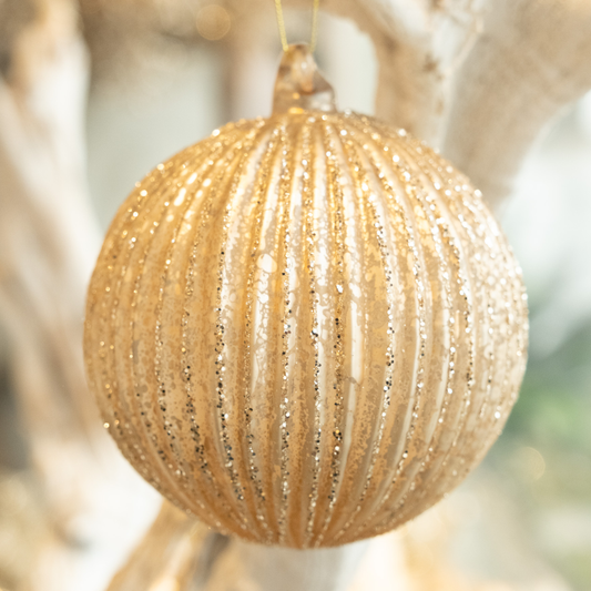 Glitz and Gold- Holiday Ornament