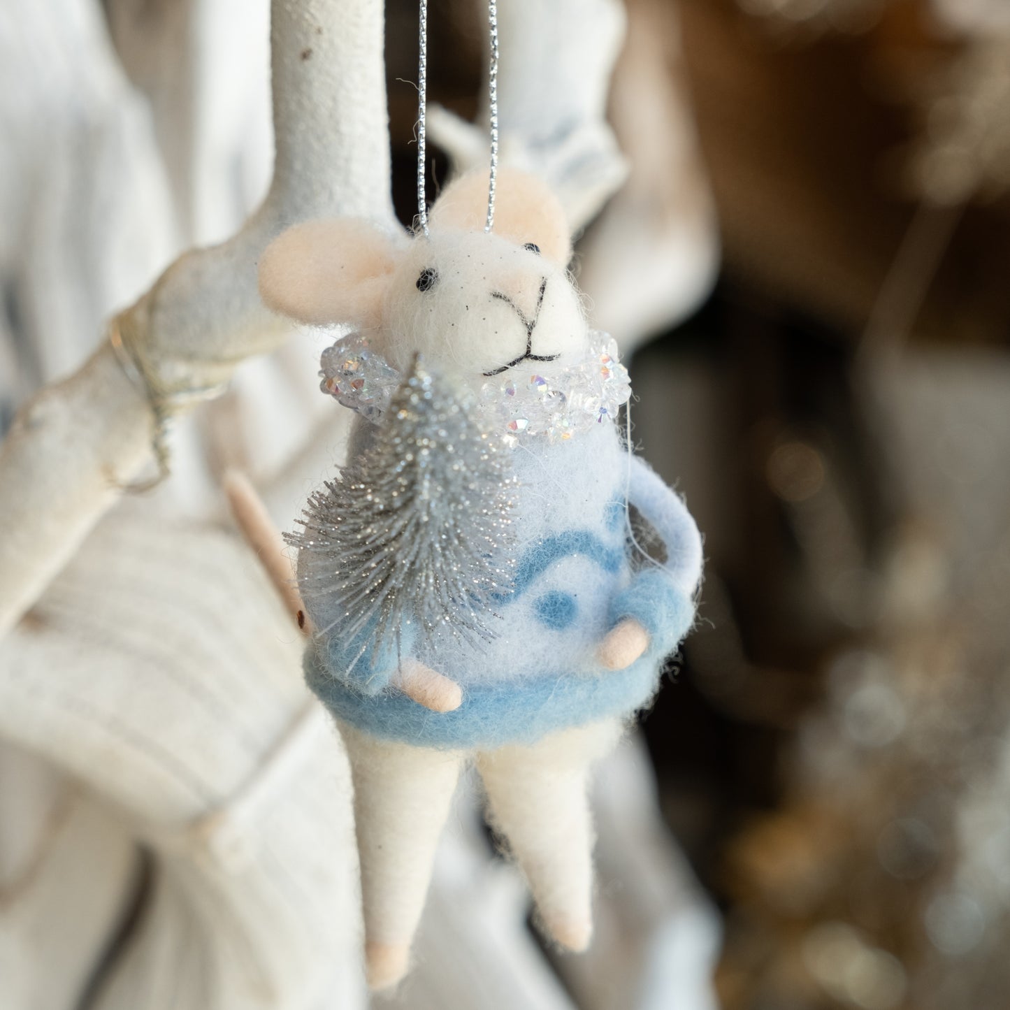 Merry Little Mice-Holiday Ornament