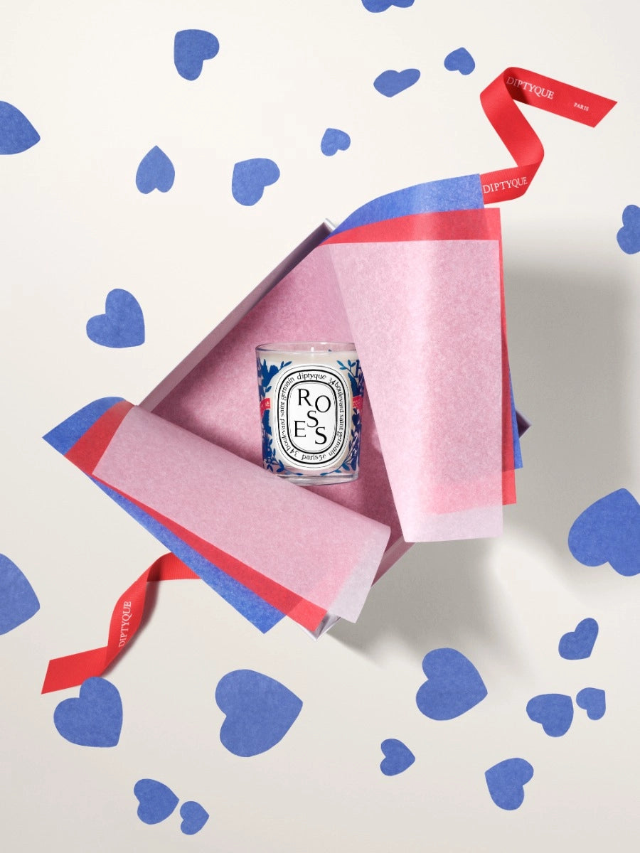 Diptyque - Classic Candle - Roses Valentine's Day Edition
