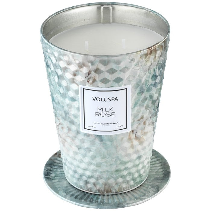 Voluspa - Table Tin Candle - Milk Rose