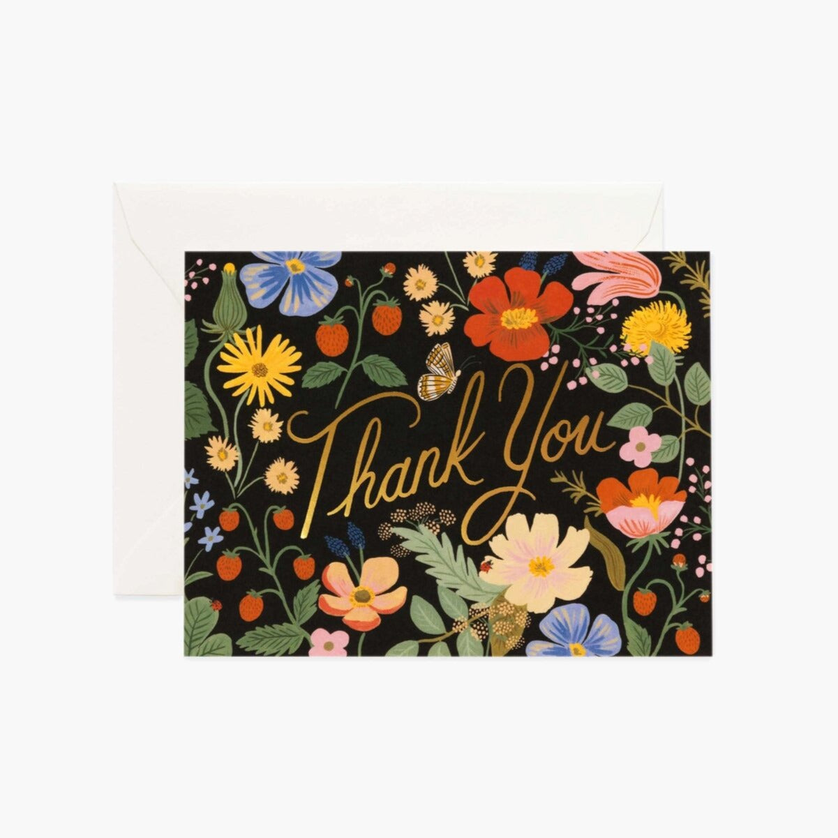 Rifle Paper Co - Strawberry Fields Thank You Greeting Card