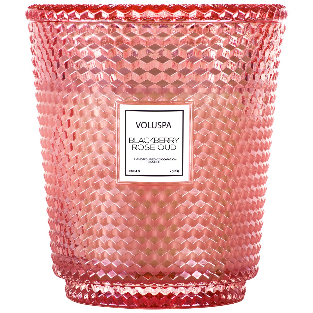 Voluspa - 5 Wick Hearth Candle 114oz - Blackberry Rose Oud