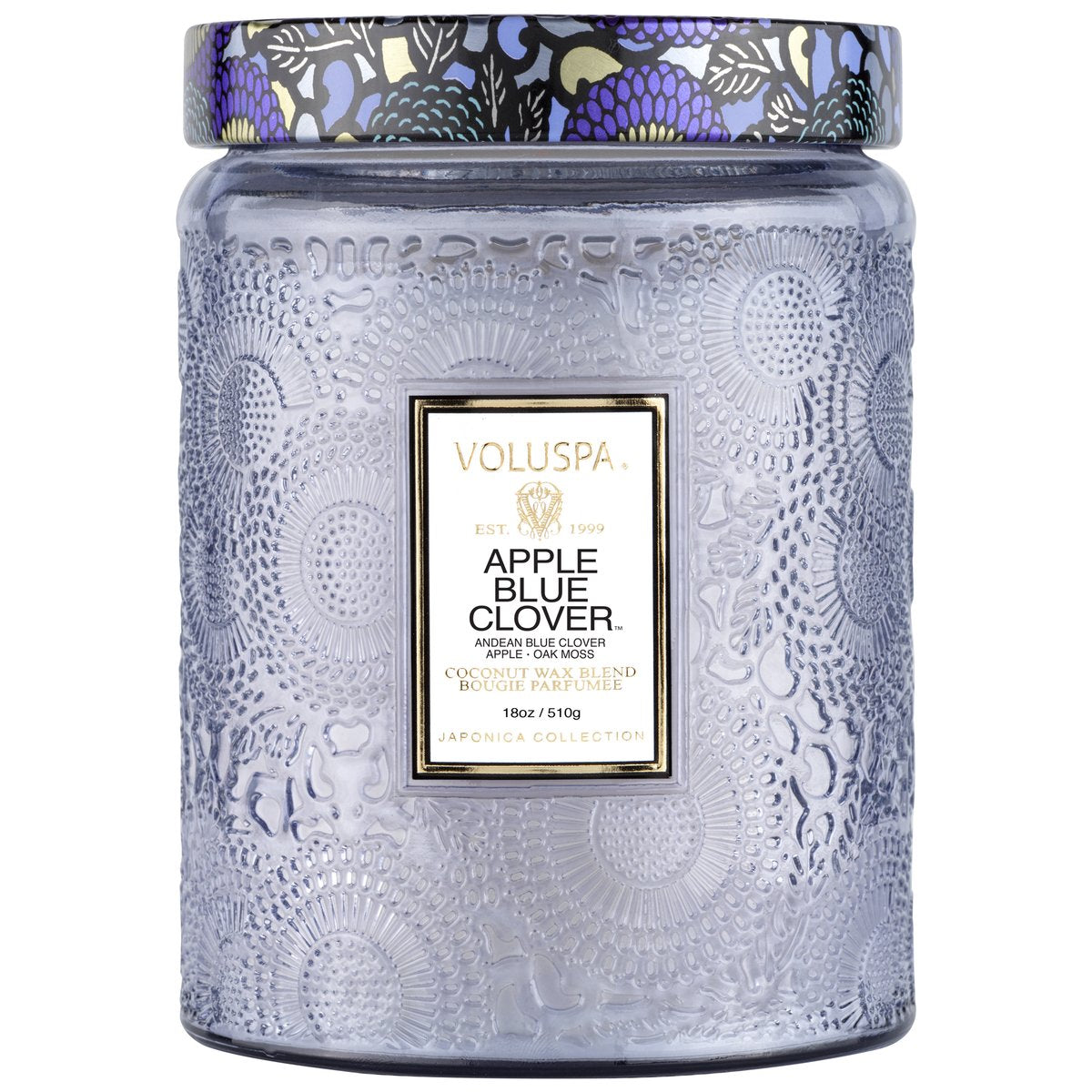 Voluspa - 18oz Large Jar Candle - Apple Blue Clover