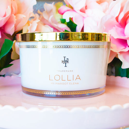 Lollia - Bath Salts - Decorative Vessel & Gold Scoop
