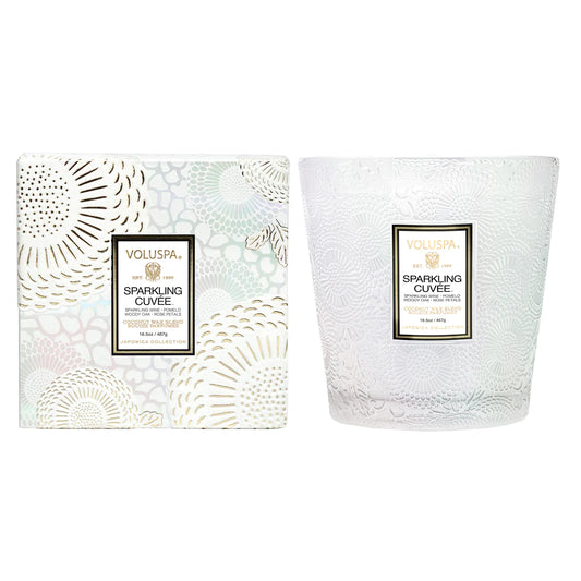 Voluspa - 2 Wick Hearth Candle  16.5oz - Sparkling Cuvee