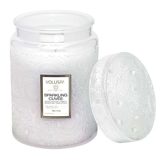 Voluspa - 18oz Large Jar Candle - Sparkling Cuvee