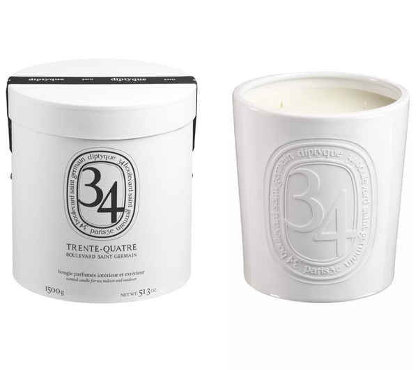 Diptyque 34 BOULEVARD キャンドル　ラージ Empty Vase - Diptyque - 34 Boulevard Saint Germain 5 Wick - Same