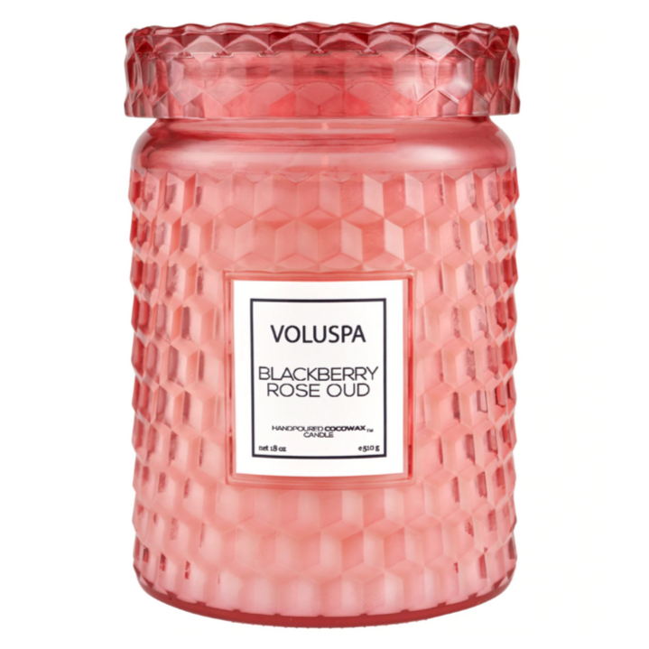 Voluspa - 18oz Large Jar Candle - Blackberry Rose Oud