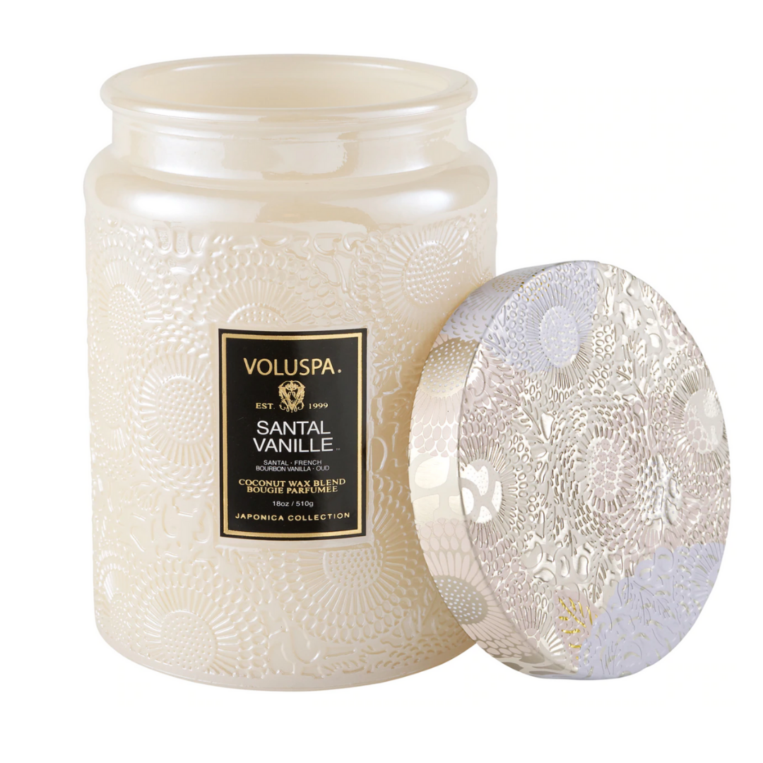 Voluspa - 18oz Large Jar Candle - Santal Vanille