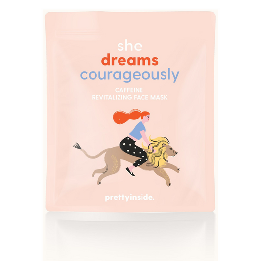 SHE DREAMS COURAGEOUSLY - FACE MASK