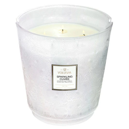 Voluspa - 5 Wick Hearth Candle 123oz - Sparkling Cuvee