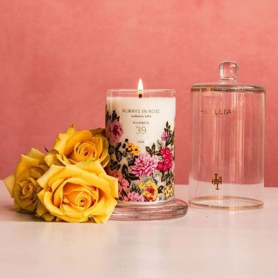 Lollia - Cloche Candle - Always in Rose