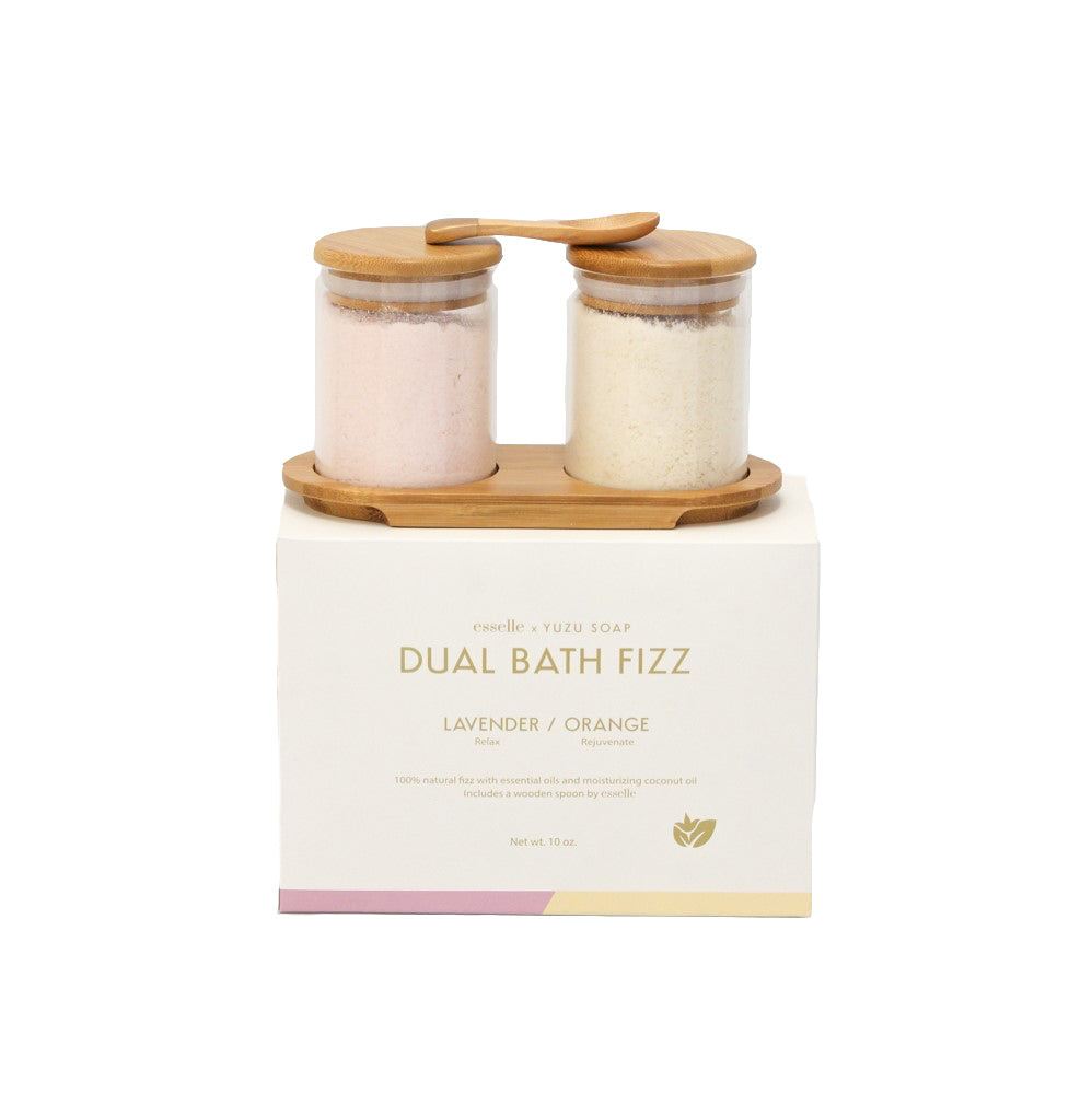 YUZU SOAP - Dual Bath Fizz Set (Lavender / Orange)