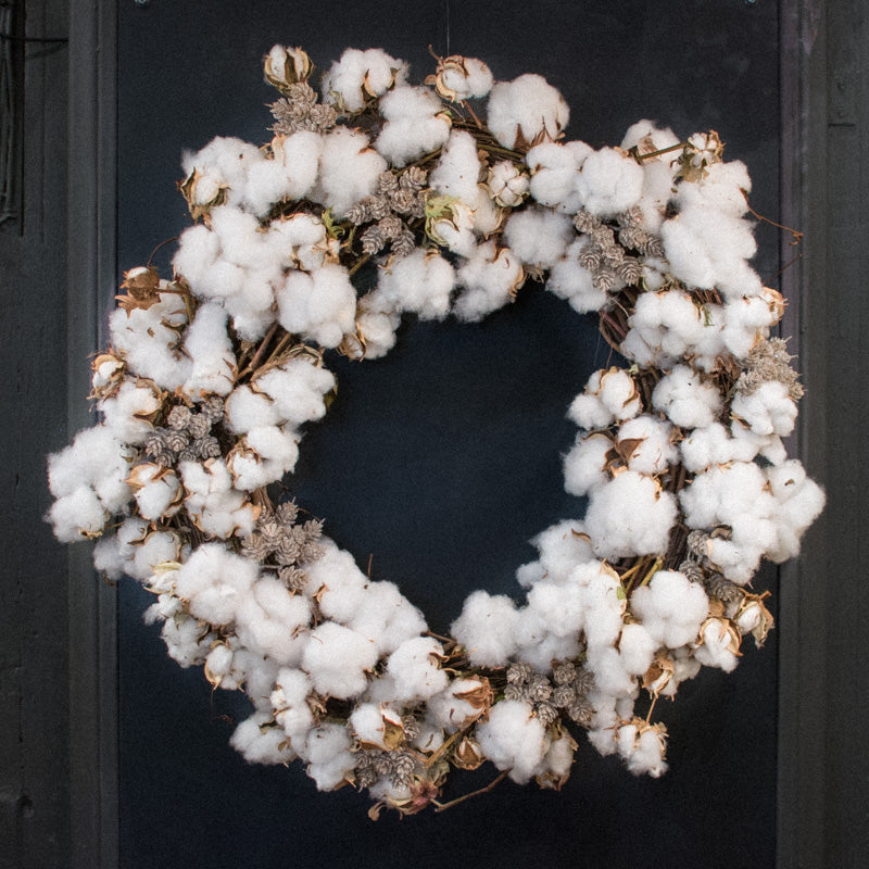Cotton Clouds Wreath