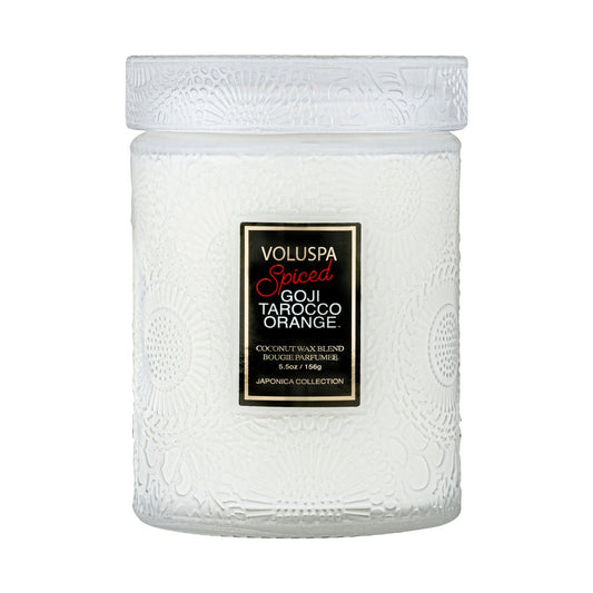 Voluspa - 5.5oz Small Jar Candle - Spiced Goji Tarocco Orange