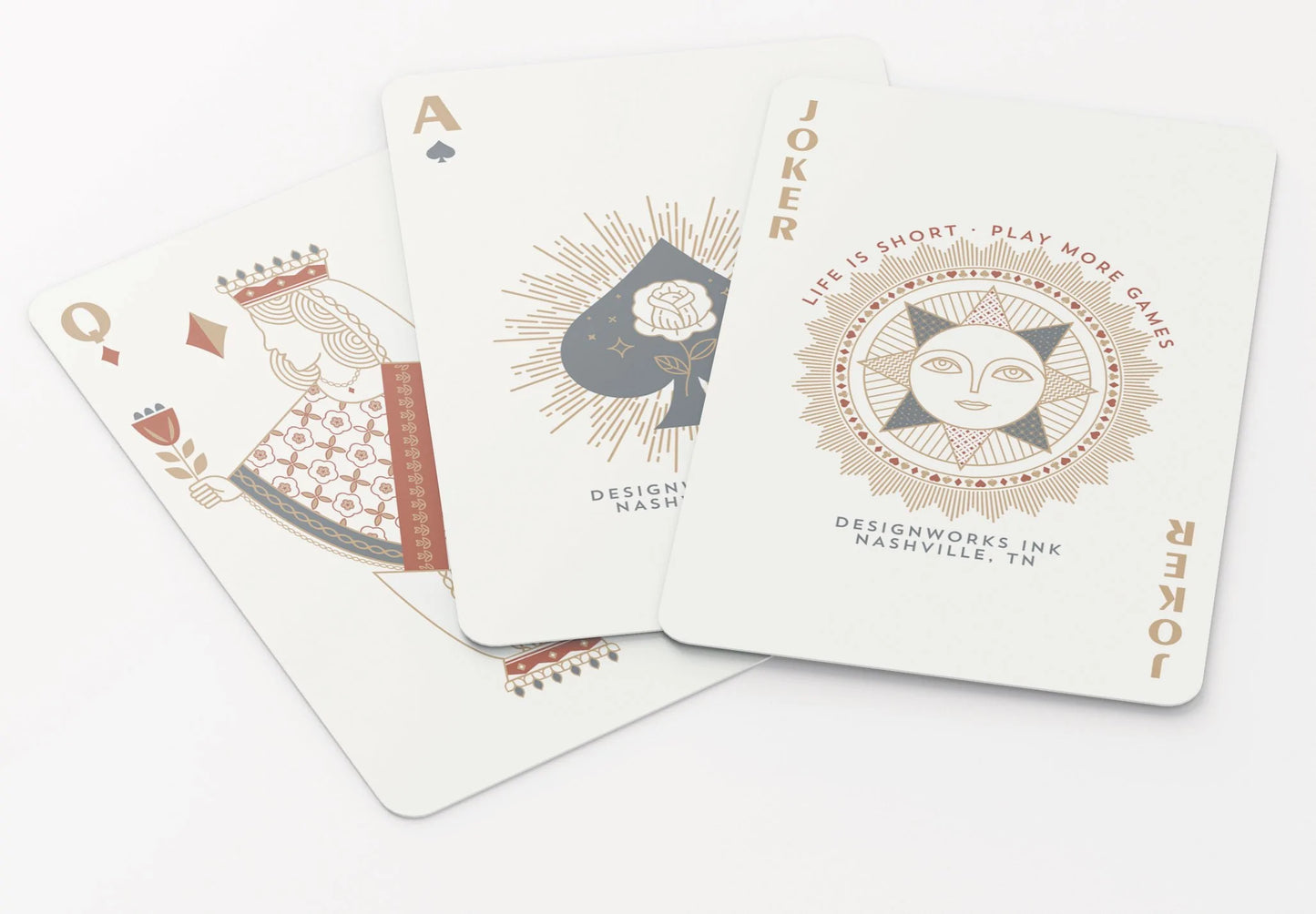 Fortune Favors The Brave - Playing Cards -  Designworks Ink