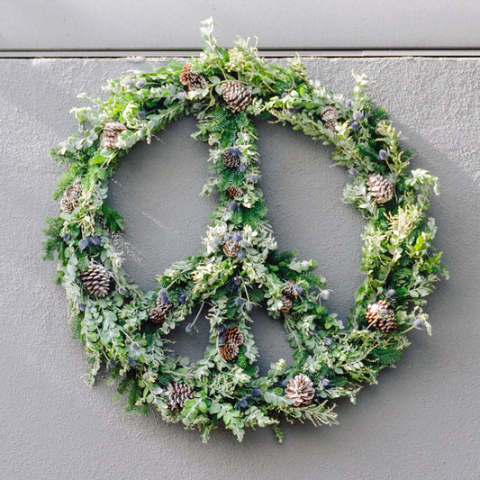 Peace Sign Wreath