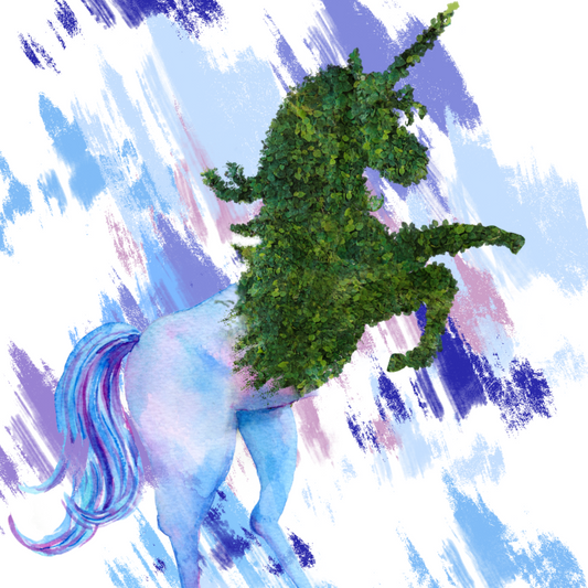 Unicorn Topiary